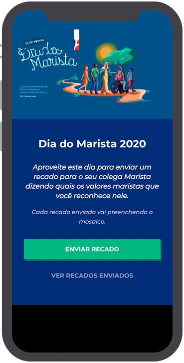 webdesign dia do marista 2020
